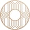 Ekena Millwork Empire Wood Fretwork Pierced Ceiling Medallion, Alder, 18"OD x 6 5/8"ID x 3/8"T CMWP18X18X0375EPAL - alternate 1